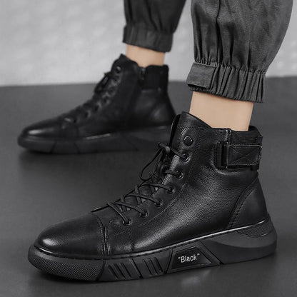Robuste Schwarze Herrenschuhe - Maxwell