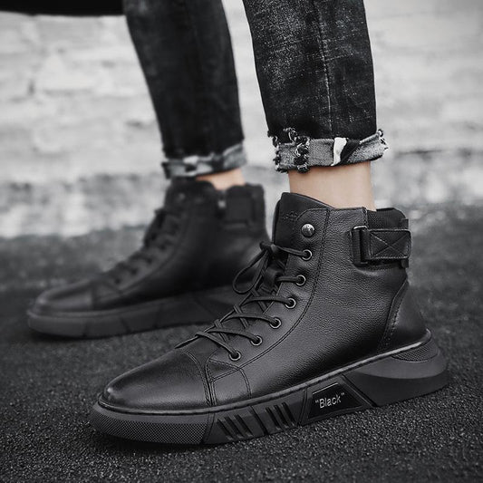 Robuste Schwarze Herrenschuhe - Maxwell