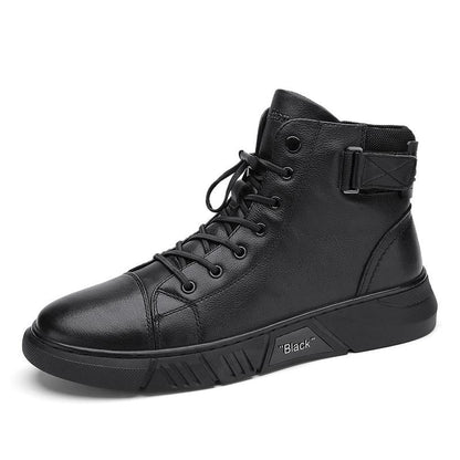 Robuste Schwarze Herrenschuhe - Maxwell