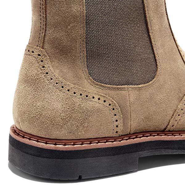 Herren Chelsea Boots klassisch aus Kunstleder mit Elastikeinsatz – Neron