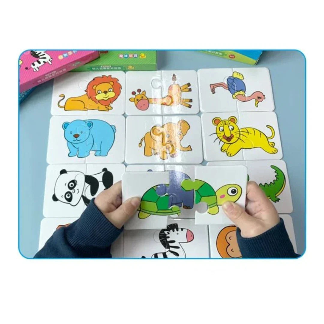 Karten-Memo-Spiel für Kinder – Fördert spielerisch Gedächtnis & Konzentration (1+1 Gratis)