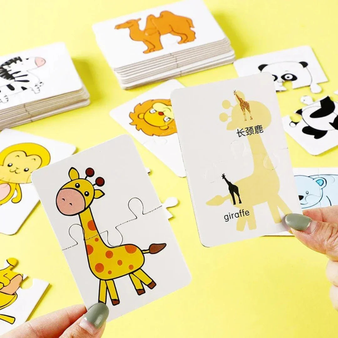 Karten-Memo-Spiel für Kinder – Fördert spielerisch Gedächtnis & Konzentration (1+1 Gratis)