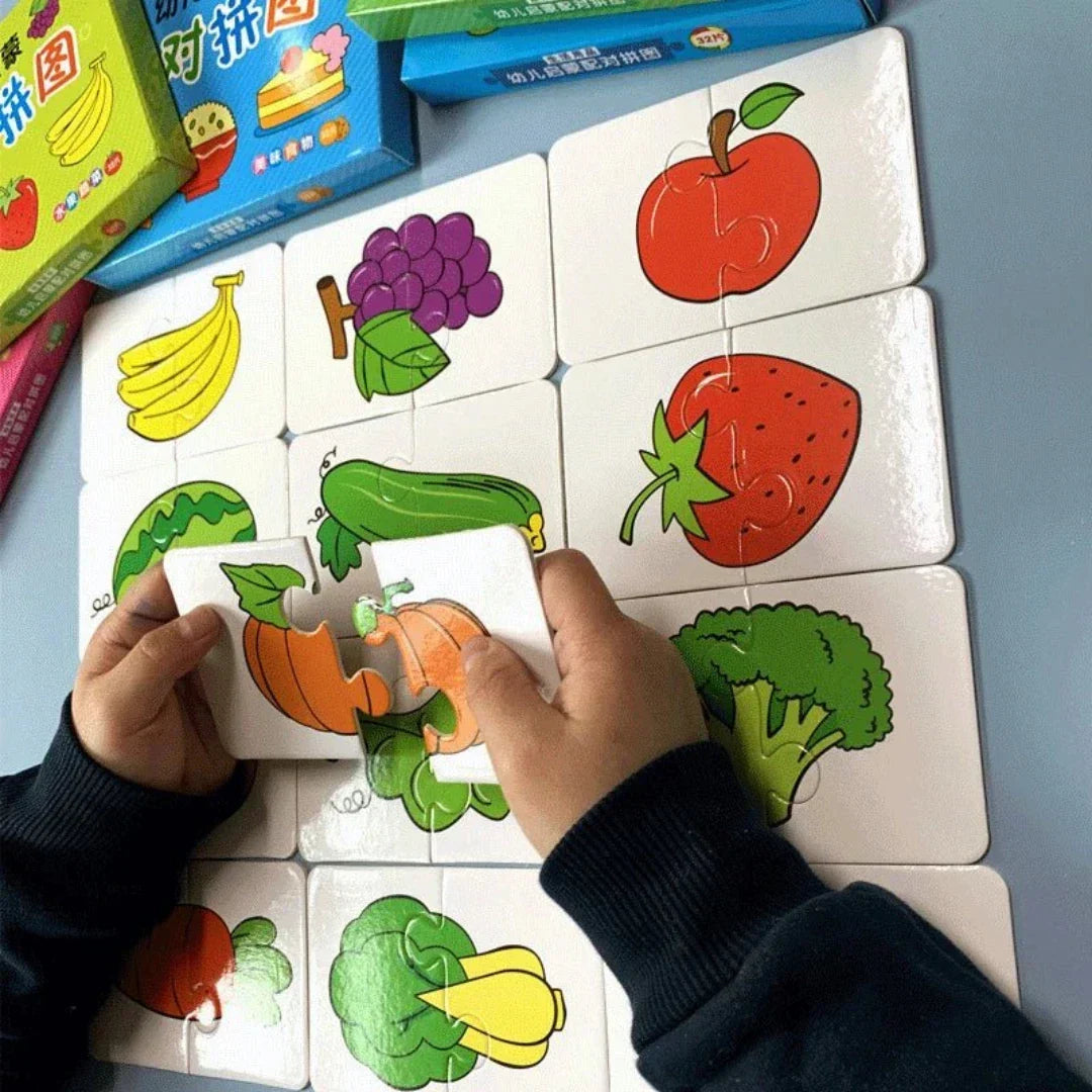 Karten-Memo-Spiel für Kinder – Fördert spielerisch Gedächtnis & Konzentration (1+1 Gratis)