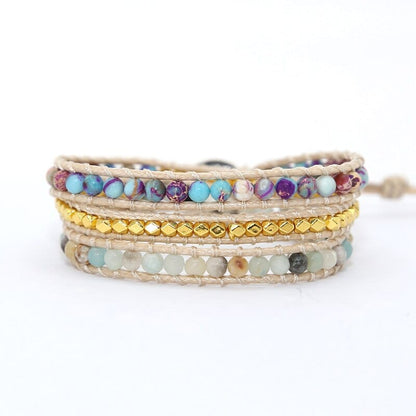 Essentielle Jaspis-Wickelarmband – Amarilis