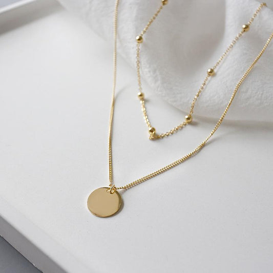 Stilvolle Multilagen-Halskette - Lunisa