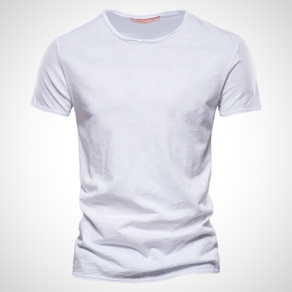 Klassisches Atmungsaktives Baumwollshirt für Herren – Marco