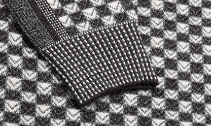 Herren-Pullover mit Karo-Strickmuster – Fabian