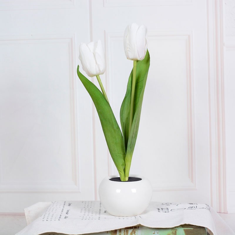 Dekorative LED Tulpe Tischlampe – Florima