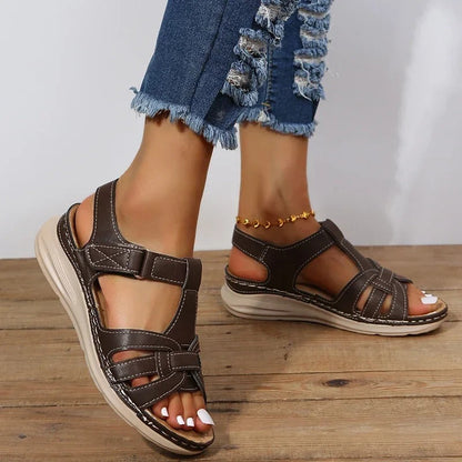 Orthopädische Ledersandalen für Damen – Emilia