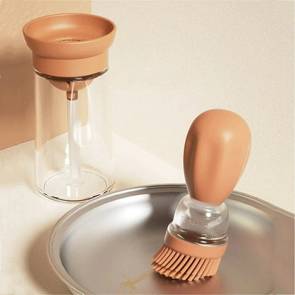 Silikon-Ölflasche mit Bürstenkopf - OilBuddy