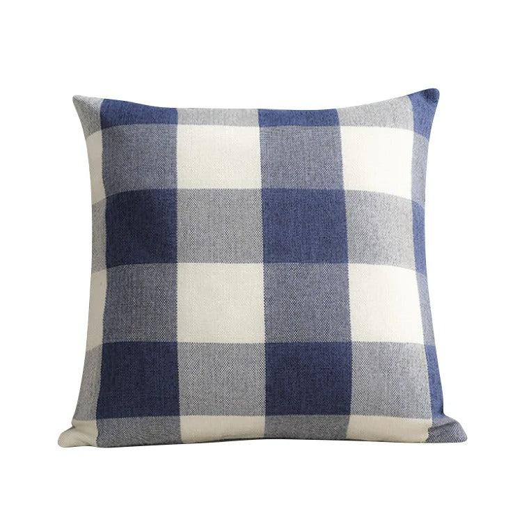 Gemütliche Karierte Kissenhülle im Landhausstil – Autumn Plaid