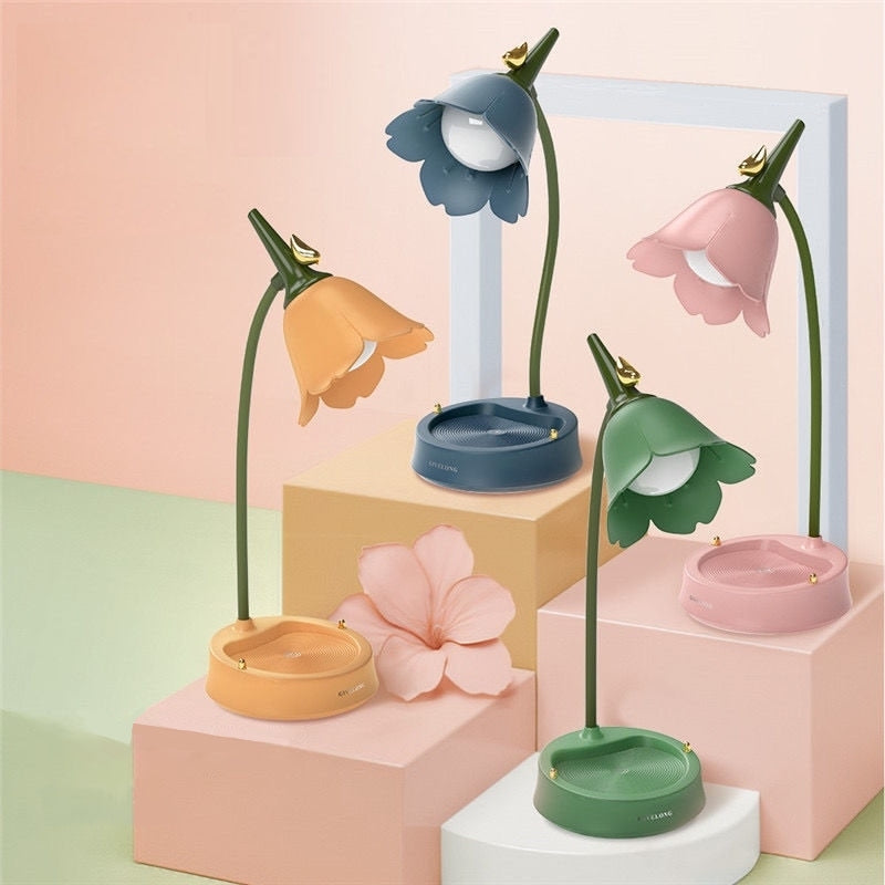 Blumenförmige Tischlampe - LumaPetal