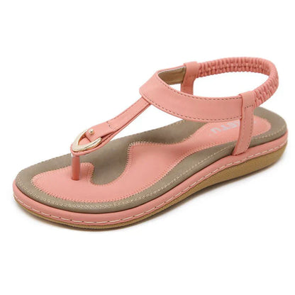Leichte flache Sommer-Sandalen für Damen – Elodie
