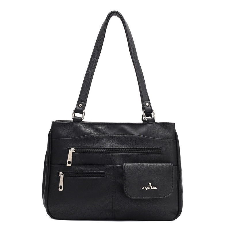 Multi-Compartment Damen Schulter- und Crossbody-Tasche – FlexiCarry