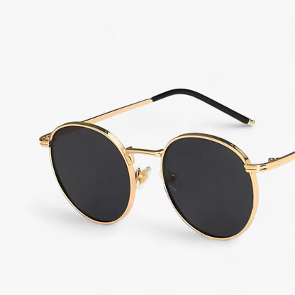 Unisex Designer Sonnenbrille mit Rundgläsern – Nova