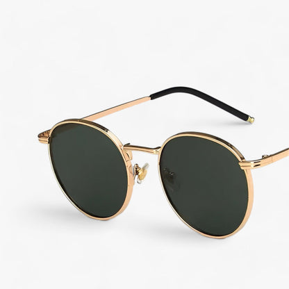 Unisex Designer Sonnenbrille mit Rundgläsern – Nova