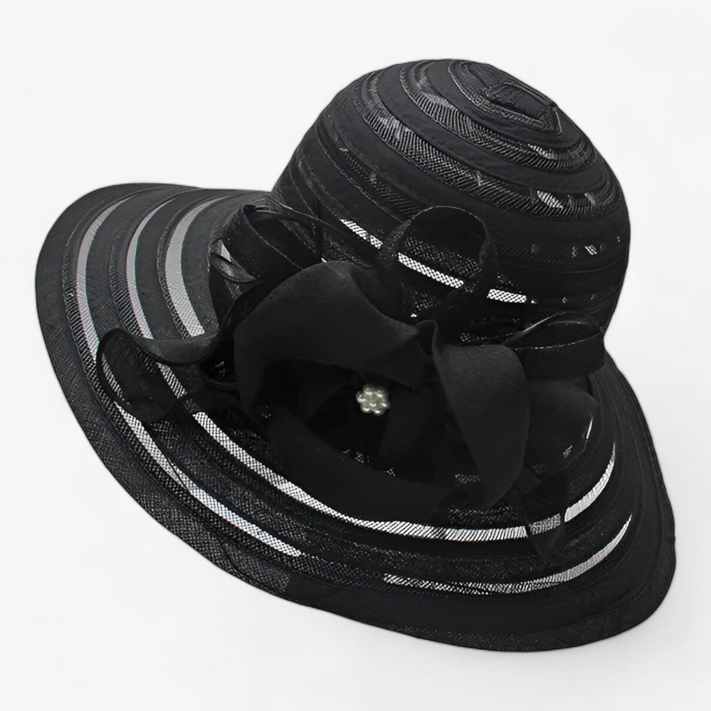 Eleganter Damen Sonnenhut aus Organza – Mirielle