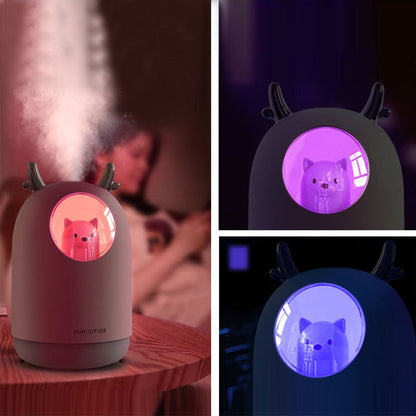 Ultraschall-Luftbefeuchter mit LED-Nachtlicht für Kinderzimmer – LuftBär Mini