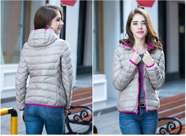 Stilvolle Wendbare Damen Daunenjacke - Aurora