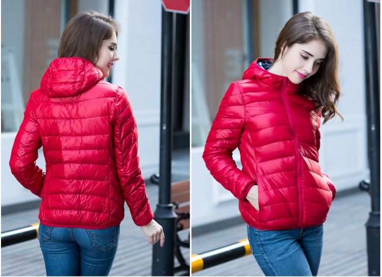Stilvolle Wendbare Damen Daunenjacke - Aurora