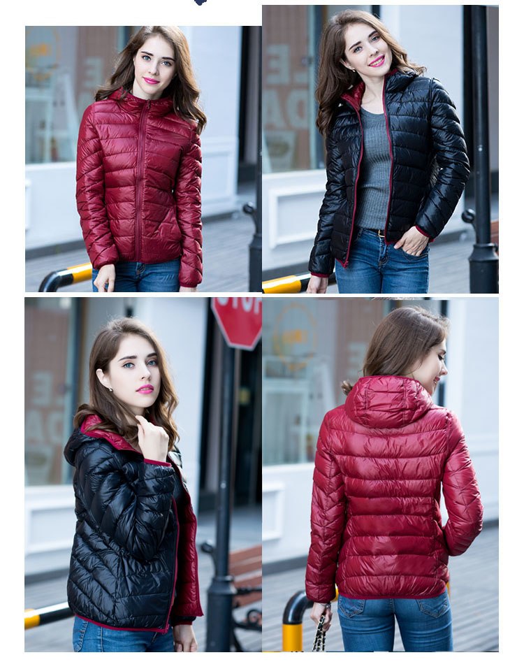 Stilvolle Wendbare Damen Daunenjacke - Aurora