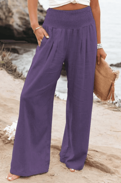 Elegante Palazzo Hose mit Boho-Flair – Yasmin