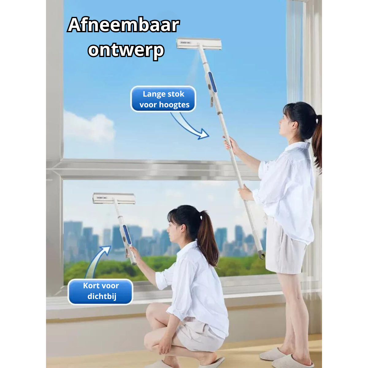 Funktionaler 3-in-1 Fensterwischer – ClearView