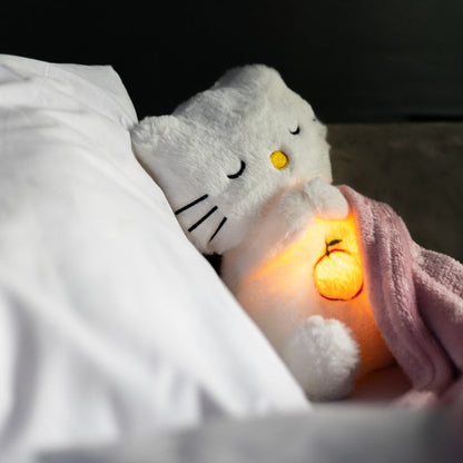 Beruhigendes Plüsch-Kuscheltier mit Atemrhythmus & Schlafklang – Snoozie