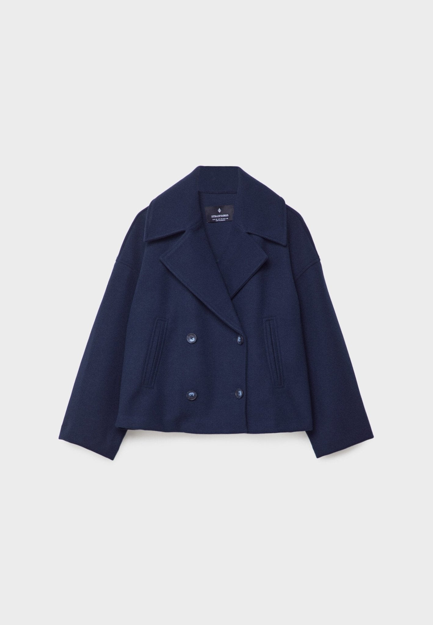 Herbstliche Kurzjacke im Doppelreiher-Stil – Clara