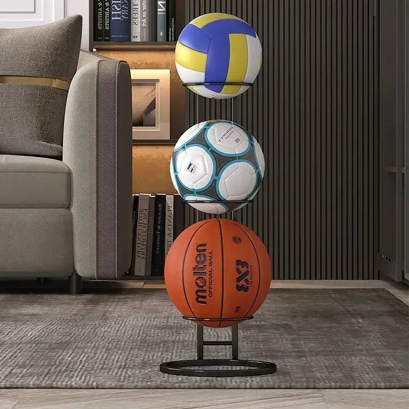 Kompaktes Aufbewahrungsregal für Sportbälle und Zubehör – BallRack Pro