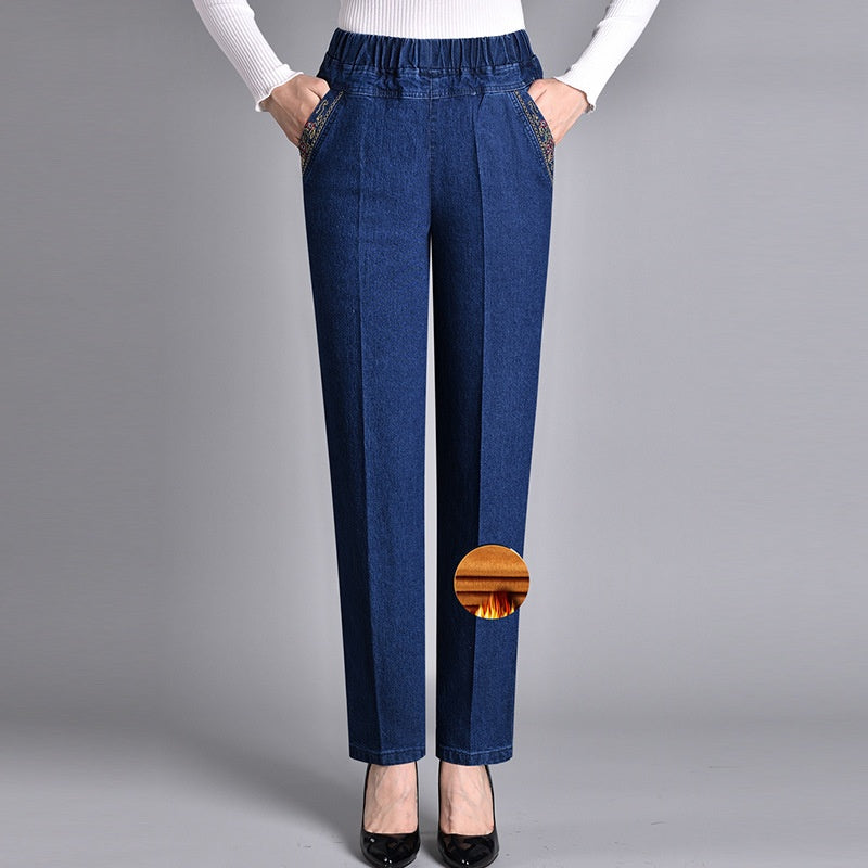 Push-up Jeans - Ella mit warmem Innenfutter und perfektem Sitz!