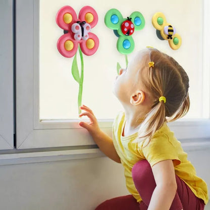Saugnapf Spinner Spielset von 3 - SpinFun