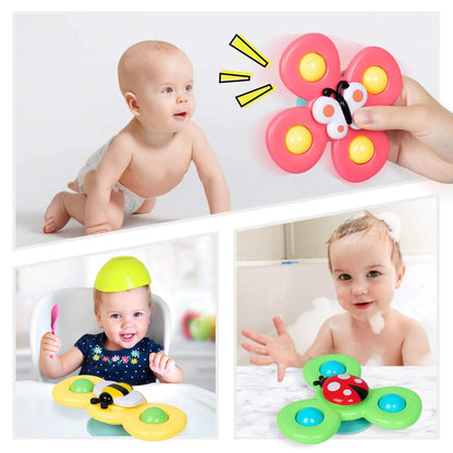Saugnapf Spinner Spielset von 3 - SpinFun