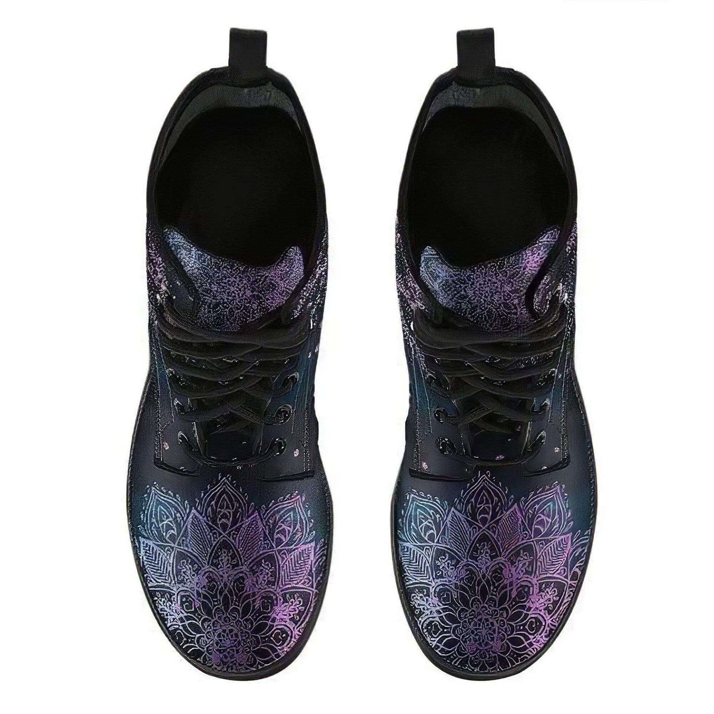 Damen-Stiefeletten mit Herbstlaub- und Mondmotiv – Selene