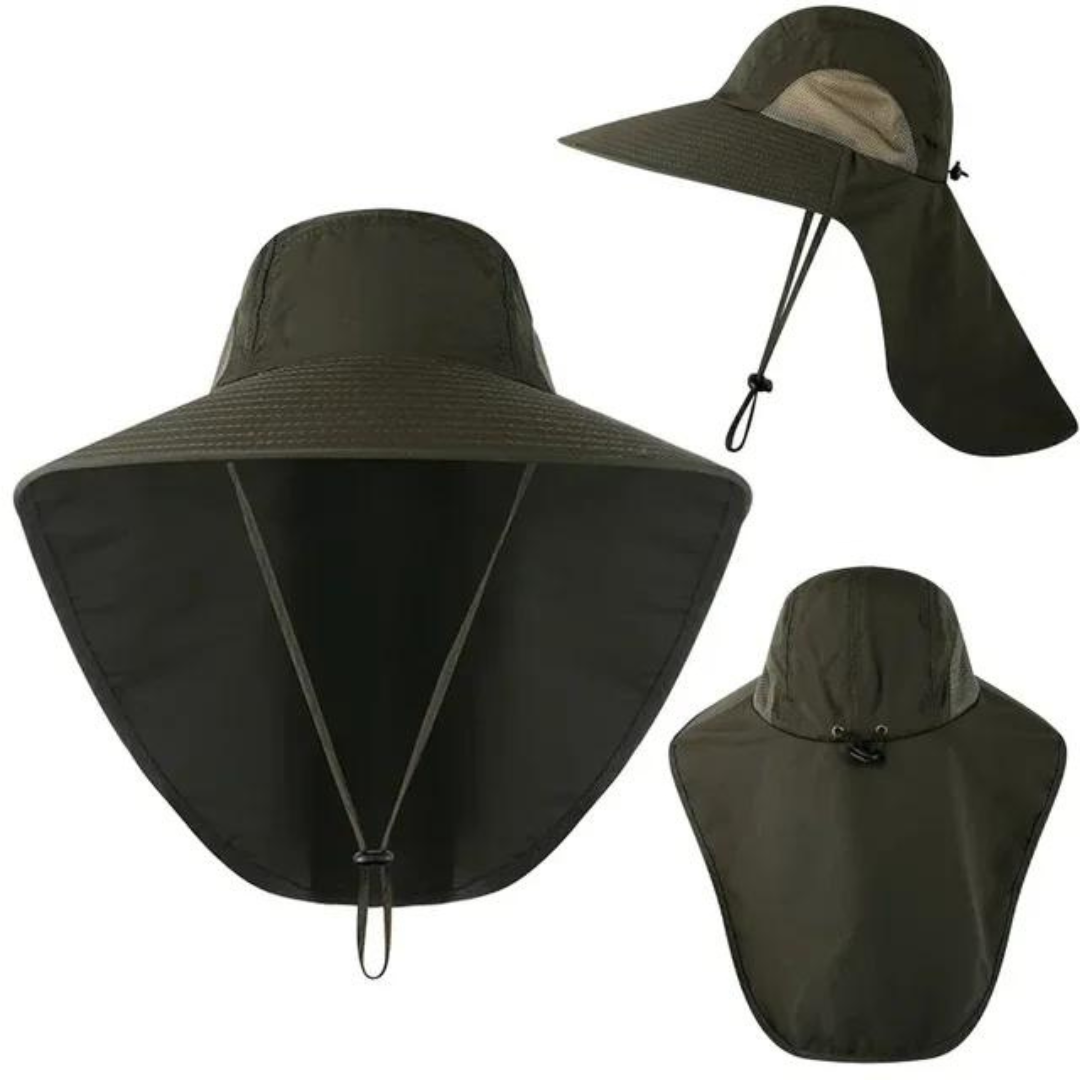 UV-Schutz Sonnenhut Damen mit Netz & Kordelzug – Freja