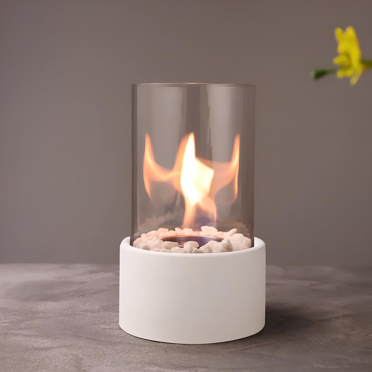 Klassische Öllampe mit offener Flamme - Lumora