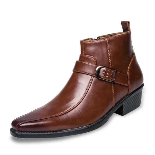 Klassische Leder-Herrenstiefel - Felix