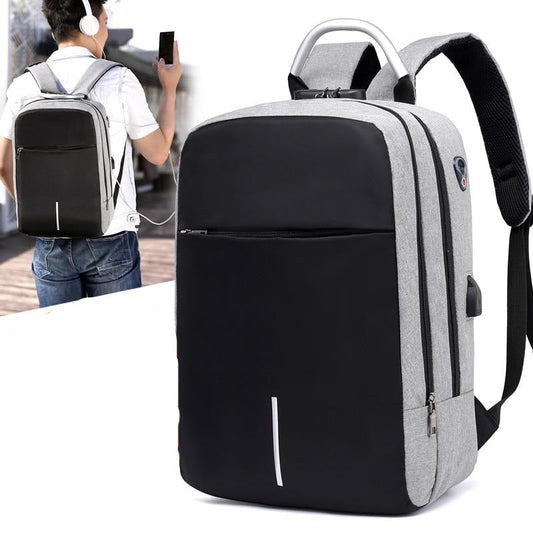 Wasserdichter Anti-Diebstahl-Rucksack mit USB-Ladeanschluss – SafeCarry