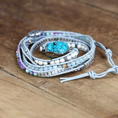 Böhmisches Armband | Amazonit - Fiadora