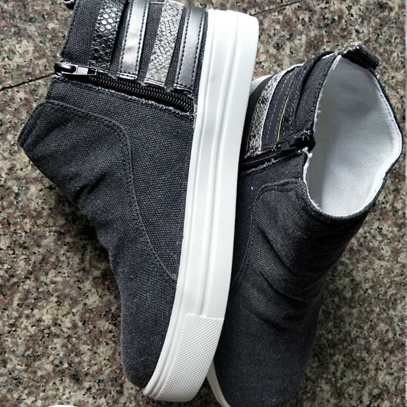 LotjesSneaks I Slip On Canvas Turnschuhe Für Frauen