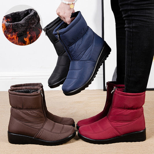 CaseyBoost I Wasserdichte Schneestiefel für Frauen - Fiadora