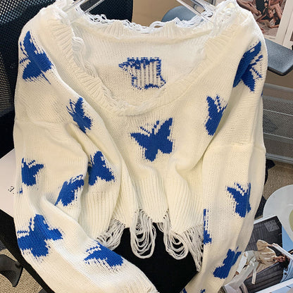 ButterflySweater: Pullover für Frauen - Fiadora