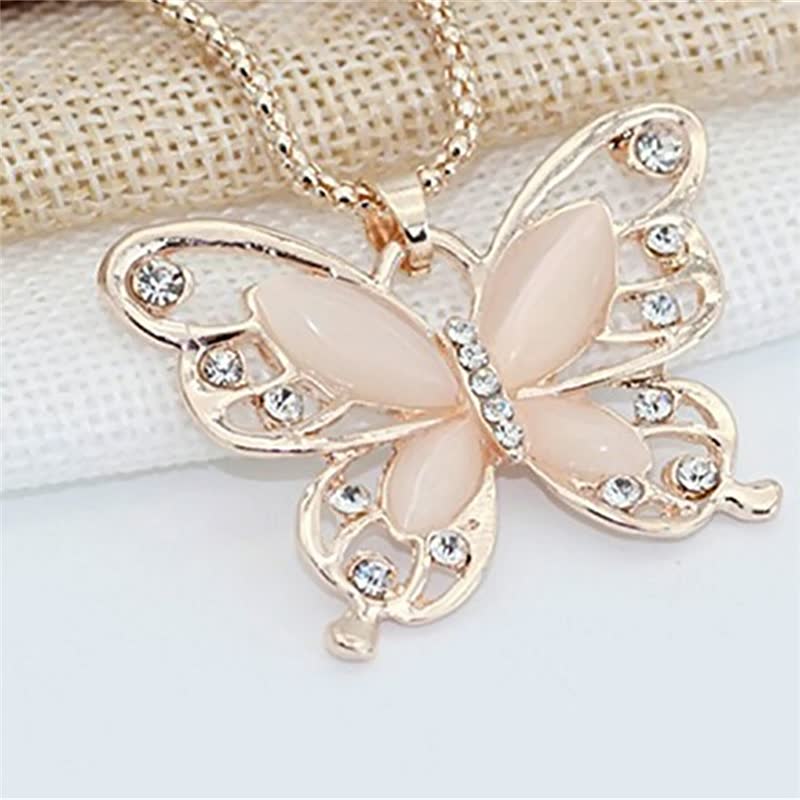 ClassyNecklace | Schmetterling Halskette für Frauen - Fiadora